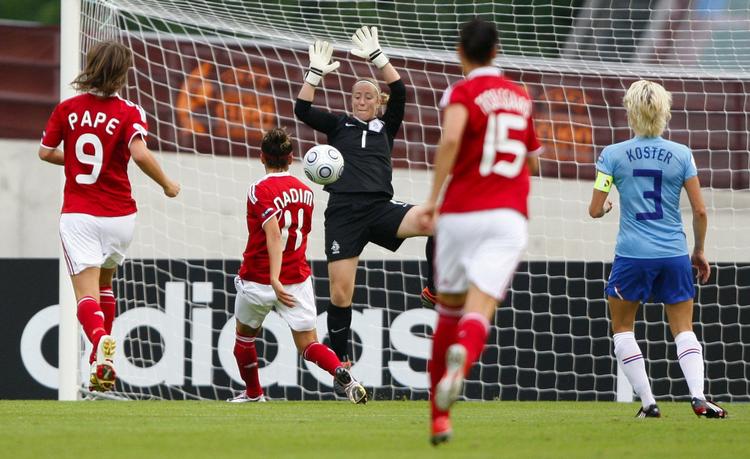 Danmark tabte 2-1 til Holland og er i farezonen for ikke at kvalificere sig til kvartfinalerne. 