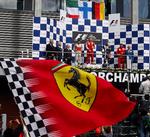 Kimi Räikkönen kørte Ferrari til tops i Belgien. 