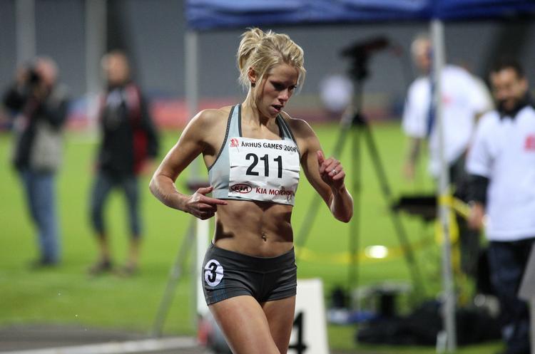 Så gælder det for Sara Pedersen, der i aften løber indlende heat i 400 meter hæk ved VM i Berlin. Arkivfoto. 