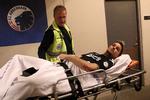 Jesper Christiansens drømme om at vogte Danmarks mål mod Portugal på lørdag er nok røget på gulvet. Selv om han alligevel ikke har brækket albuen, som først antaget. 