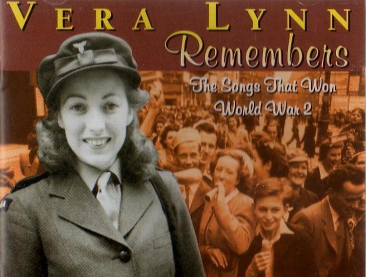 Cover til cd med Vera Lynns krigssange. Foto: eBay 