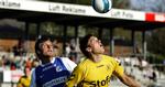 Casper Johansen (th.) har scoret fire mål i Superligaen, men det klarede han i lørdags i én kamp på AC Horsens' 2.-hold. SAmtidig scorede Rasmus Marvits (tv.) i øvrigt for Lyngbys 2.-hold i danmarksserien. Arkivfoto. 