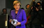 Mange i kansler Angela Merkels parti, CDU, frygter efter weekendens lokalvalg, at det også går galt ved valget til forbundsdagen i september.  Arkivfoto 