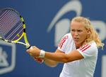 Det seneste par år har Caroline Wozniacki hævet sit niveau betragteligt. Og nu bider danskeren pludselig skeer med de helt store stjerner. Arkivfoto. 