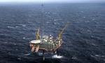 The Siri platform in the Danish sector of the North Sea where cracks have been observed in a caisson, resulting in a temporary production shutdown. Archive. 
