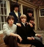 The Rolling Stones, som de så ud i 1964. Fra venstre Mick Jagger, Bill Wyman, Brian Jones, Keith Richards og Charlie Watts. Arkivfoto. 