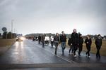 Aktivister fra Kirkeasyl tog forgæves en tur til Roskilde Lufthavn i nat. De afviste irakere blev sendt ud af landet fra Odense. 