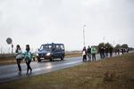 Omkring 100 aktivister var i nat og i morges taget til Roskilde Lufthavn. Senere erfarede de, at 22 irakere var blevet sendt ud af landet fra Odense. 