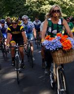 Omkring 1.000 cykelmotionister mødte frem 25. august for at få en træningstur med Lance Armstrong, da amerikaneren var i Dublin. Arkivfoto. 