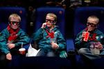 Klovborg Kino er en af landets blot fem biografer, der viser film i det nye 3D-format. Her får spejderne fra Thyregod Vester Gruppe sig en flerdimensionel oplevelse. (Arkivfoto) 