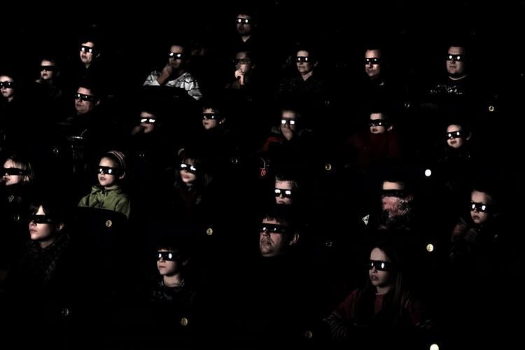 Foto fra Klovborg Kino, der er en af landets blot fem biografer, der viser film i det nye 3D-format. Bio-chefen i Klovborg forstår ikke idéen om, at filmlevandørerne skal betale udstyr til biograferne. Arkivfoto. 