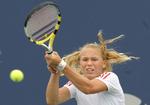Caroline Wozniacki har i double aldrig været længere end 2. runde i en grandslamturnering. Arkivfoto. 
