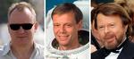Skuespiller Stellan Skarsgaard (tv), astronaut Christer Fuglesang og komponist Björn Ulvaeus har underskrevet et manifest for en sekulariseret stat. (Arkivfoto) 