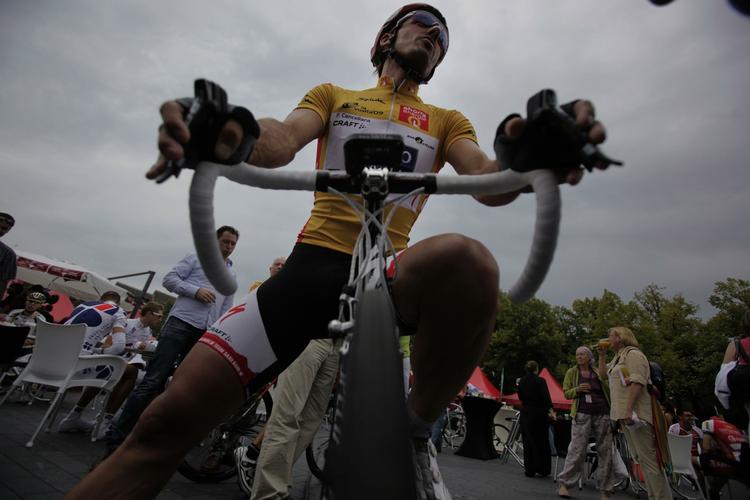 Fabian Cancellara er den store favorit på dagens helt flade enkeltstart. 