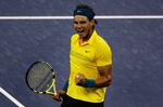 Rafael Nadal vandt en arbejdssejr mod  Nicolas Kiefer, som i deres fem  tidligere indbyrdes møder aldrig havde vundet et sæt. 