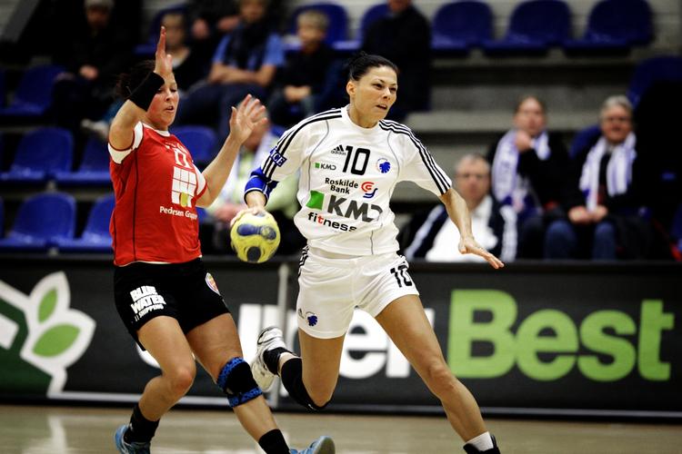 FCK's Maja Savic scorede fire gange mod fynboerne. Arkivfoto. 