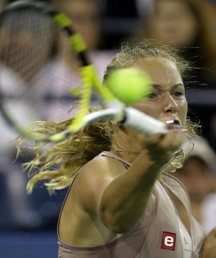 Caroline Wozniacki er klar til 1/8-finalen i US Open. 