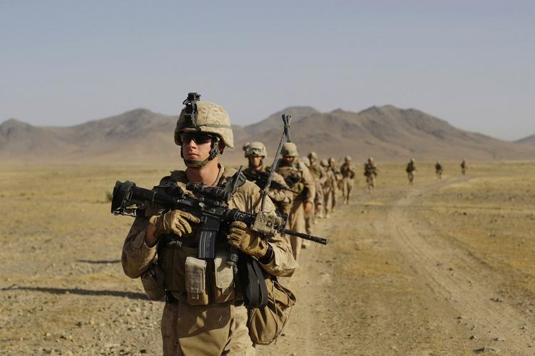 Amerikanske soldater på patrulje i Afghanistan. (Arkivfoto) 