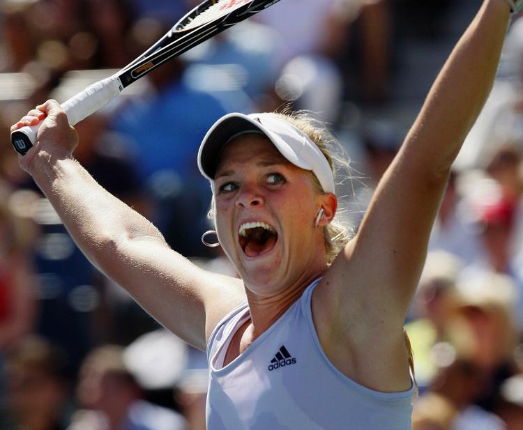 Denne situation har den amerikanske teenager Melanie Oudin været i tre gange under US Open hidtil. Og hun får fuld opbakning igen i dag i ottendedelsfinalen. Arkivfoto 