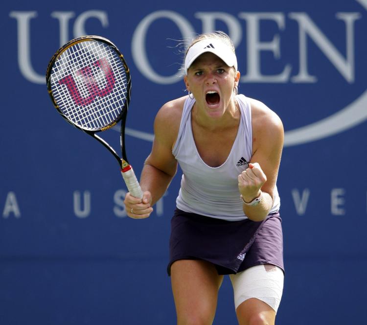 Melanie Oudin lader begejstringen få frit løb, når hun spiller mod de etablerede spillere fra tenniseliten. Arkivfoto. 