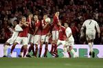 Cristiano Ronaldo og Portugal formåede kun en enkelt gang at score mod Danmark. Nu frygter portugisiske fans, at Danmark og Sverige aftaler et uafgjort resultat mellem de to lande i porten - for at lukke Portugal ude. Arkivfoto. 