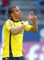 Mohamed Zidan, der er i dag spiller i Borrusia Dortmund, er endt som ufrivillig hovedperson i en strid om uddannelsespenge. Arkivfoto. 