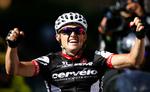 Simon Gerrans var stærkest i spurten og besejrede blandt andet Jakob Fuglsang på 10. etape i Vuelta a Espana. Arkivfoto. 