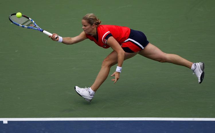 Kim Clijsters har spillet sig frem til semifinalen i US Open efter at have holdt pause i to år. 