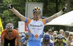 Tyler Farrar var hurtigst i spurten på 11. etape af Vuelta a Espana. Arkivfoto. 