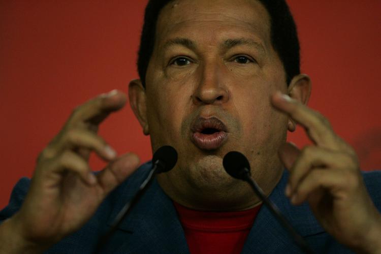 Venezuelas præsident Hugo Chavez har anerkendt de to georgiske udbryderrepublikker. Arkivfoto 