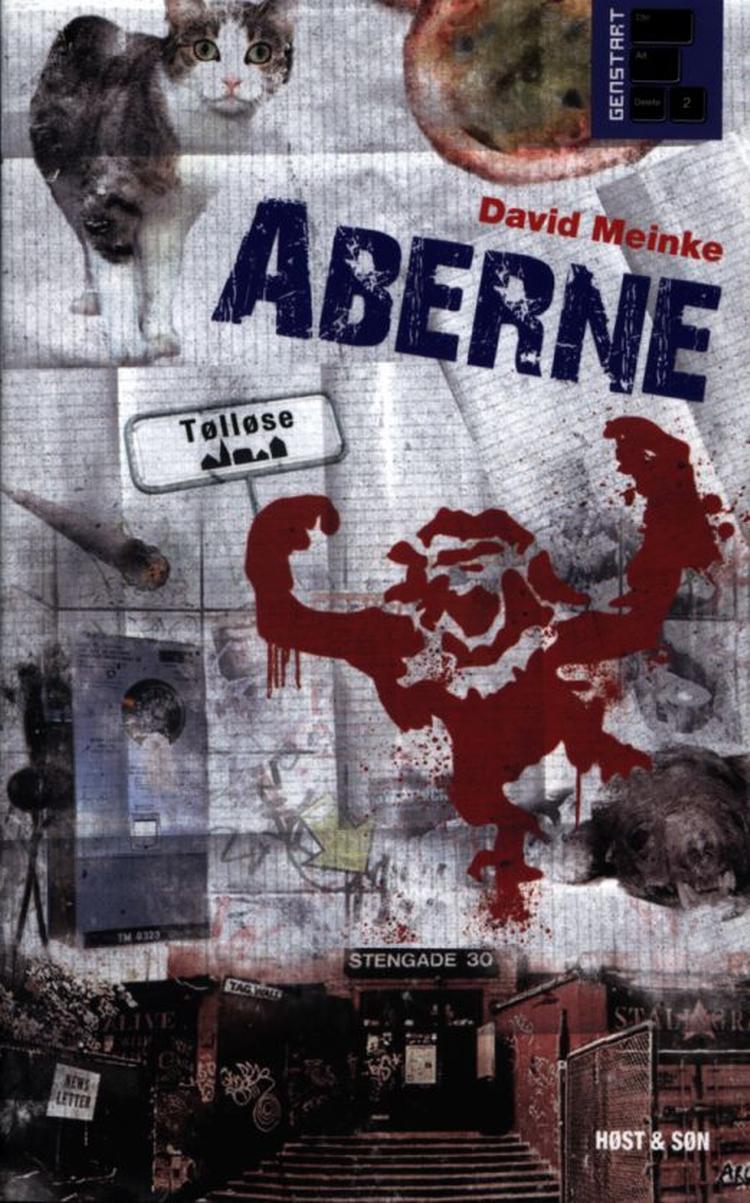 'Aberne' er skrevet af David Meinke. Omslagsdesign: Spild af tid 