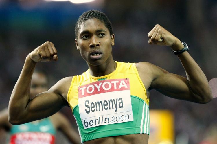 Caster Semenya var et stort samtalemne ved atletik-VM i Berlin, og nu viser hendes kønstest, at hun også er lidt han. Arkivfoto 