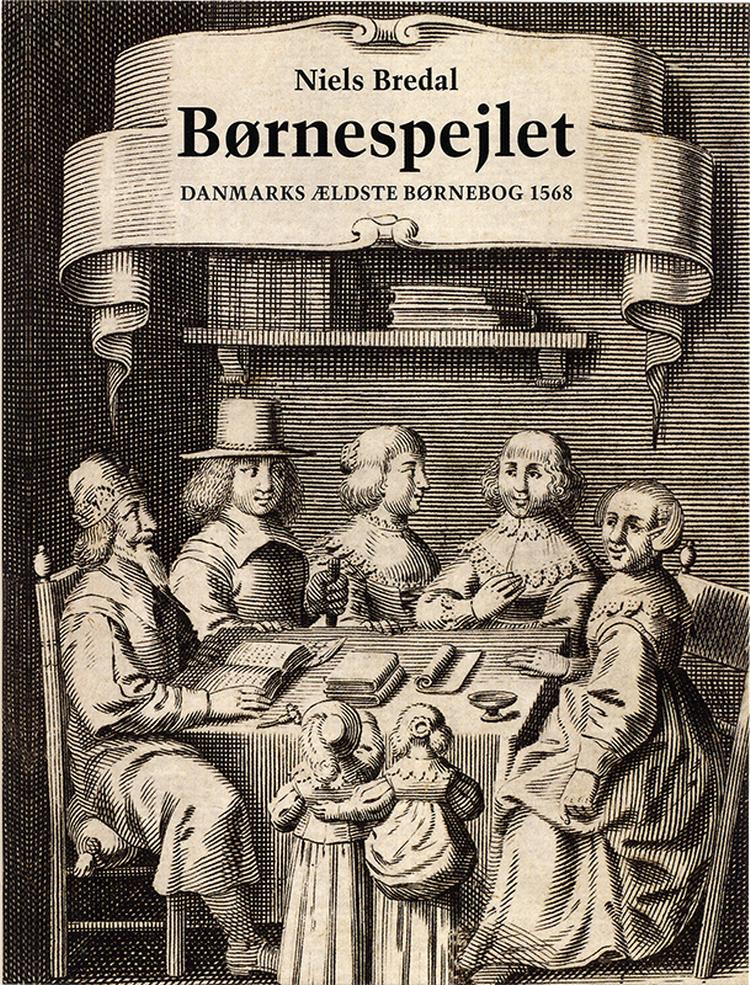 Forsiden til 'Børnespejlet'. Illustration fra forlaget 