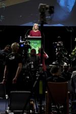 Lene Espersen var op til landsmødet blevet udfordret af Peter Norsk, som trods kritikken blev genvalgt til partiets hovedbestyrelse. (Arkivfoto) 