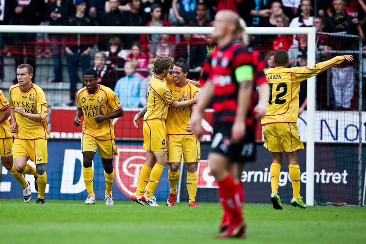 Der var glæde hos FC Nordsjælland og frustration hos midtjyderne, som løb ind i sæsonens syvende nederlag. 