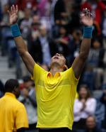 Rafael Nadal er endelig klar til semifinalen, efter hans kvartfinale fredag blev udsat. 