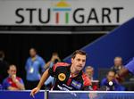Timo Boll vandt i fire sæt over Kasper Sternberg. 