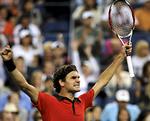 Schweiziske Roger Federer er klar til finalen i US Open. 