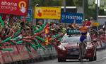 Lars Boom kronede en dags hårdt arbejde med sejren på 15. etape af Vuelta a Espana. 