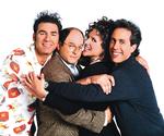 'Seinfeld' vender tilbage. Godt nok i en pseudoudgave, hvor skuespillerne ikke spiller deres gamle roller, men sig selv under optagelserne til en ny omgang 'Seinfeld'. Jo jo, kryptisk med kryptisk på. Pr-foto. 