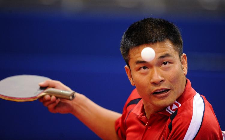 Ved EM har 37-årige Chen Weixing hidtil vundet seks af sine syv kampe for Østrig. 