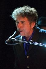 Det er sådan her, vi normalt kender Bob Dylan, men han skulle også være ferm til at bruge en pensel. 