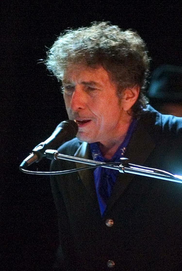 Det er sådan her, vi normalt kender Bob Dylan, men han skulle også være ferm til at bruge en pensel. 