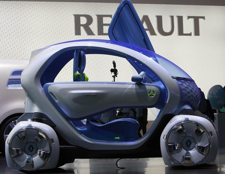 En elbli i absolut mikroformat. Renault Twizy måler kun 2,30 meter og har plads til to personer. 