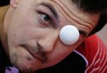 Efter seks kampe er tyskeren Timo Boll ubesejret ved EM, hvor Michael Maze har spillet syv kampe uden nederlag. 