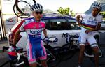 Lampreholdet må resten af Vuelta d'Espana klare sig uden Damien Cungeo (tv.) og verdensmesteren Alessandro Ballan (th.). Arkivfoto. 