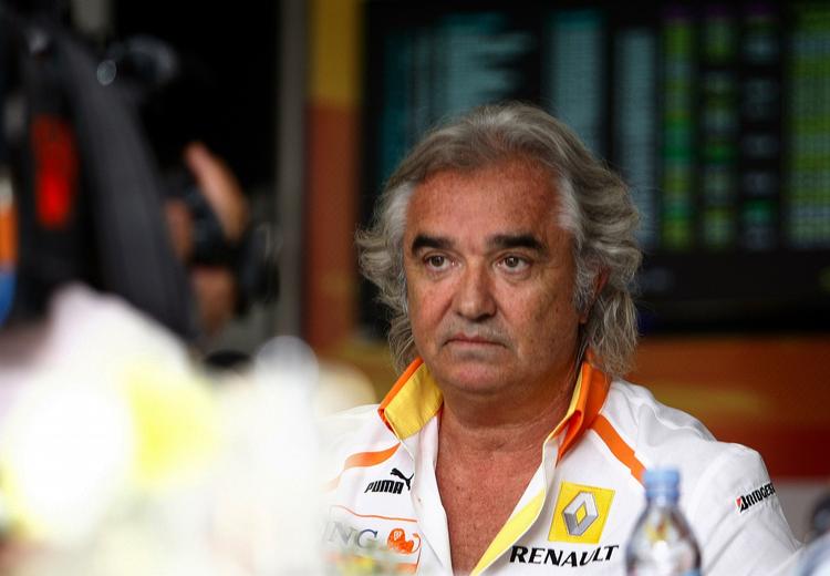 Flavio Briatore er fortid hos Renault. Arkivfoto. 