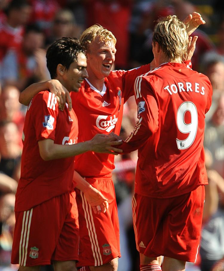 Liverpool kan ikke løbe fra favoritværdigheden, når de i aften spiller mod ungarske Debrecen. Arkivfoto. 