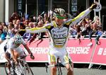 Edvald Boasson Hagen vandt sin tredje etape på stribe i Tour of Britain. 