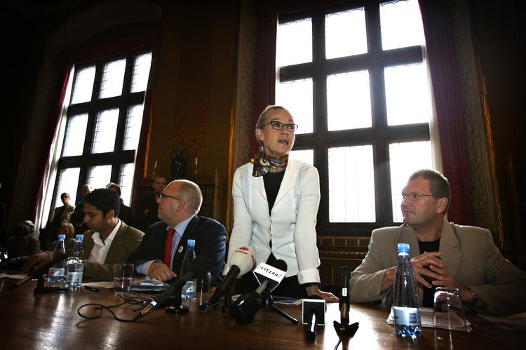 Overborgmester Ritt Bjerregaard har i nat sat sit sidste fingreaftryk på budgetforlig i København - et forlig med sjælden enighed. Arkivfoto. 